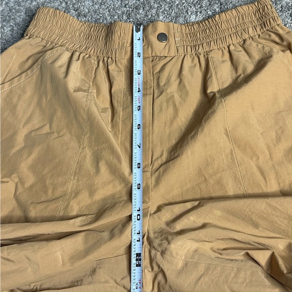 Anthropologie Pilcro cargo parachute pants small khaki tan skater urban casual - Picture 11 of 14